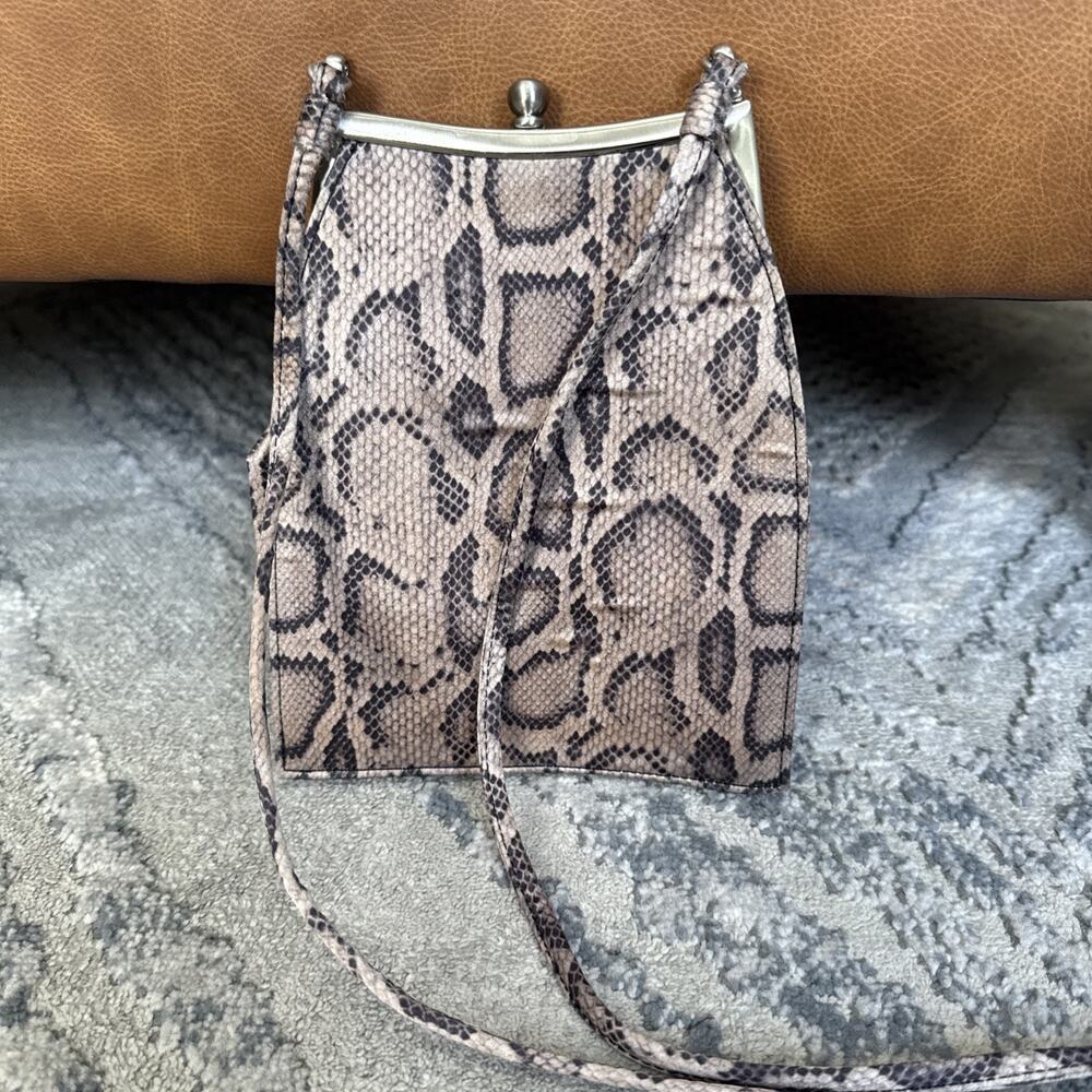 Enzo Angiolini Women's Crossbody / Hand Bag Snake Skin Print